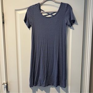 Olivia Rae Blue and white striped dress size small